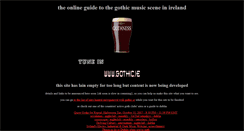 Desktop Screenshot of gothic.ie