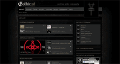 Desktop Screenshot of gothic.at
